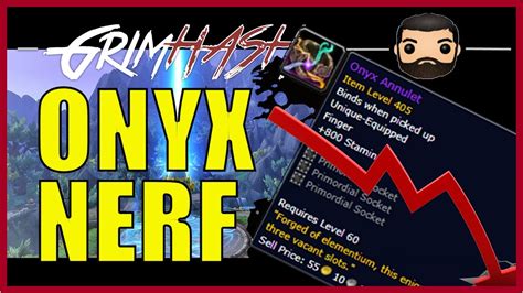 Onyx annulet 10.1 - 25 Mar. 2023: Adjusted the Onyx Annulet section to reflect the buffs to Primordial Gemstones. 20 Mar. 2023: Added section of Onyx Annulet. 24 Jan. 2023: Reviewed for Patch 10.0.5. 13 Jan. 2023: Added Embellishment section. 11 Dec. 2022: Reformatted the page, added a tier list for Trinkets. 28 Nov. 2022: Updated for …